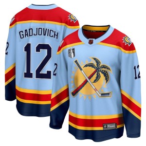 Youth Florida Panthers Jonah Gadjovich Fanatics Branded Breakaway Special Edition 2.0 2023 Stanley Cup Final Jersey - Light Blue
