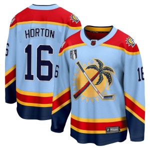 Youth Florida Panthers Nathan Horton Fanatics Branded Breakaway Special Edition 2.0 2023 Stanley Cup Final Jersey - Light Blue