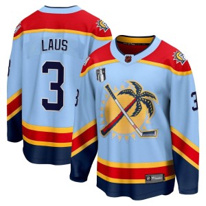 Youth Florida Panthers Paul Laus Fanatics Branded Breakaway Special Edition 2.0 2023 Stanley Cup Final Jersey - Light Blue