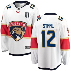 Men's Florida Panthers Eric Staal Fanatics Branded Breakaway Away 2023 Stanley Cup Final Jersey - White