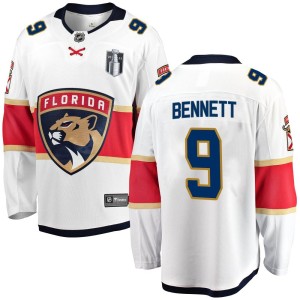 Youth Florida Panthers Sam Bennett Fanatics Branded Breakaway Away 2023 Stanley Cup Final Jersey - White