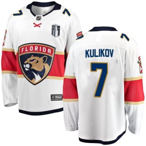 Youth Florida Panthers Dmitry Kulikov Fanatics Branded Breakaway Away 2023 Stanley Cup Final Jersey - White