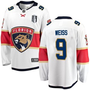 Youth Florida Panthers Stephen Weiss Fanatics Branded Breakaway Away 2023 Stanley Cup Final Jersey - White