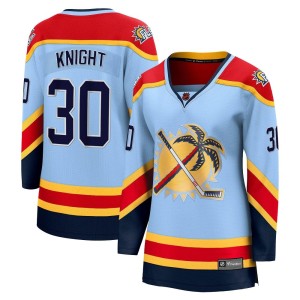 Women's Florida Panthers Spencer Knight Fanatics Branded Breakaway Special Edition 2.0 Jersey - Light Blue