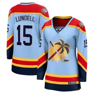 Women's Florida Panthers Anton Lundell Fanatics Branded Breakaway Special Edition 2.0 Jersey - Light Blue