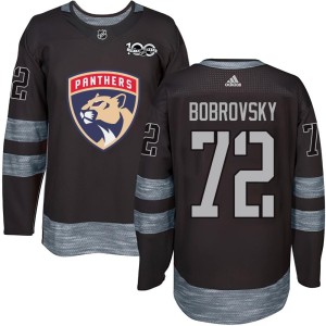 Youth Florida Panthers Sergei Bobrovsky Authentic 1917-2017 100th Anniversary Jersey - Black
