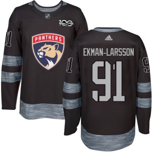 Youth Florida Panthers Oliver Ekman-Larsson Authentic 1917-2017 100th Anniversary Jersey - Black
