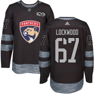 Youth Florida Panthers William Lockwood Authentic 1917-2017 100th Anniversary Jersey - Black