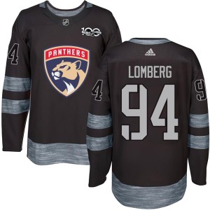 Youth Florida Panthers Ryan Lomberg Authentic 1917-2017 100th Anniversary Jersey - Black