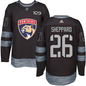 Youth Florida Panthers Ray Sheppard Authentic 1917-2017 100th Anniversary Jersey - Black