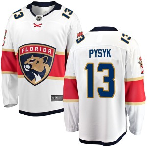 Men's Florida Panthers Mark Pysyk Fanatics Branded Breakaway Away Jersey - White