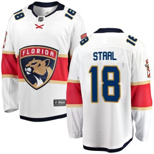 Men's Florida Panthers Marc Staal Fanatics Branded Breakaway Away Jersey - White