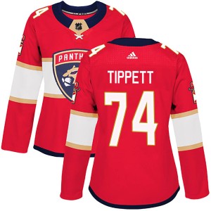 Women's Florida Panthers Owen Tippett Adidas Authentic ized Home Jersey - Red