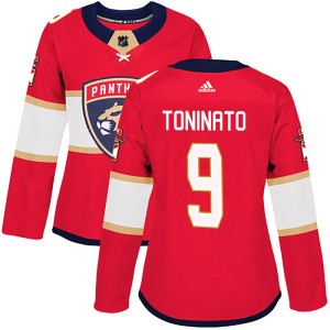 Women's Florida Panthers Dominic Toninato Adidas Authentic Home Jersey - Red