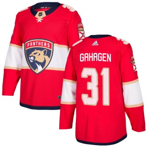 Men's Florida Panthers Christopher Gibson Adidas Authentic Home Jersey - Red