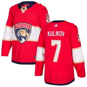 Men's Florida Panthers Dmitry Kulikov Adidas Authentic Home Jersey - Red