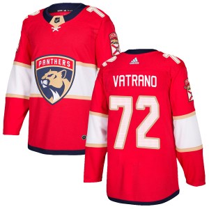 Men's Florida Panthers Frank Vatrano Adidas Authentic Home Jersey - Red