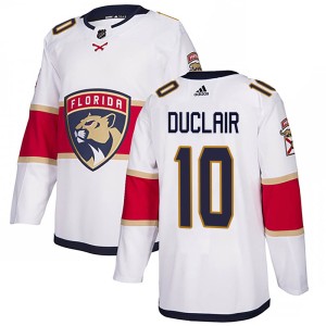 Men's Florida Panthers Anthony Duclair Adidas Authentic Away Jersey - White