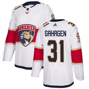 Men's Florida Panthers Christopher Gibson Adidas Authentic Away Jersey - White