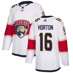 Men's Florida Panthers Nathan Horton Adidas Authentic Away Jersey - White