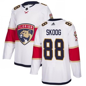 Men's Florida Panthers Wilmer Skoog Adidas Authentic Away Jersey - White
