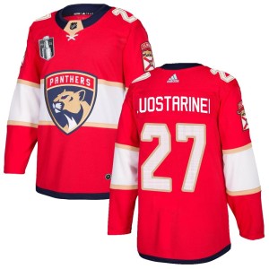 Men's Florida Panthers Eetu Luostarinen Adidas Authentic Home 2023 Stanley Cup Final Jersey - Red