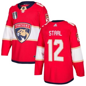 Men's Florida Panthers Eric Staal Adidas Authentic Home 2023 Stanley Cup Final Jersey - Red