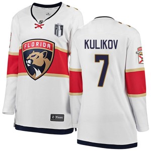 Women's Florida Panthers Dmitry Kulikov Fanatics Branded Breakaway Away 2023 Stanley Cup Final Jersey - White