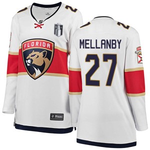 Women's Florida Panthers Scott Mellanby Fanatics Branded Breakaway Away 2023 Stanley Cup Final Jersey - White