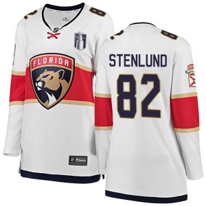 Women's Florida Panthers Kevin Stenlund Fanatics Branded Breakaway Away 2023 Stanley Cup Final Jersey - White