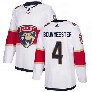 Youth Florida Panthers Jay Bouwmeester Adidas Authentic Away Jersey - White