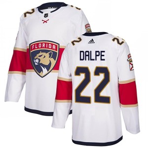 Youth Florida Panthers Zac Dalpe Adidas Authentic Away Jersey - White