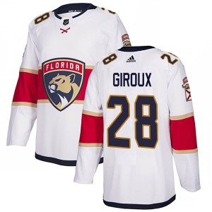 Youth Florida Panthers Claude Giroux Adidas Authentic Away Jersey - White