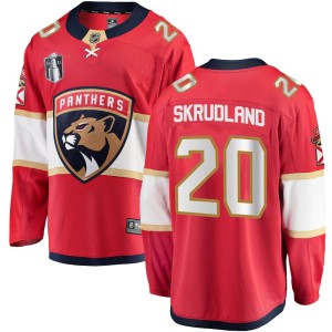 Men's Florida Panthers Brian Skrudland Fanatics Branded Breakaway Home 2023 Stanley Cup Final Jersey - Red