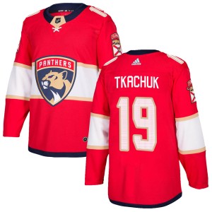Youth Florida Panthers Matthew Tkachuk Adidas Authentic Home Jersey - Red