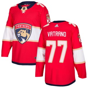 Youth Florida Panthers Frank Vatrano Adidas Authentic Home Jersey - Red