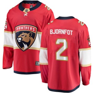 Youth Florida Panthers Tobias Bjornfot Fanatics Branded Breakaway Home Jersey - Red