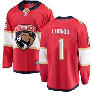 Youth Florida Panthers Roberto Luongo Fanatics Branded Breakaway Home Jersey - Red