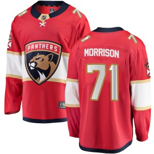 Youth Florida Panthers Brad Morrison Fanatics Branded Breakaway Home Jersey - Red