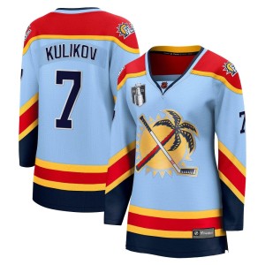 Women's Florida Panthers Dmitry Kulikov Fanatics Branded Breakaway Special Edition 2.0 2023 Stanley Cup Final Jersey - Light Blu