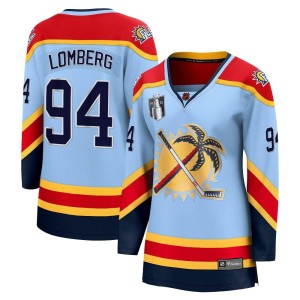 Women's Florida Panthers Ryan Lomberg Fanatics Branded Breakaway Special Edition 2.0 2023 Stanley Cup Final Jersey - Light Blue