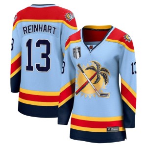 Women's Florida Panthers Sam Reinhart Fanatics Branded Breakaway Special Edition 2.0 2023 Stanley Cup Final Jersey - Light Blue