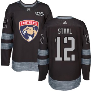 Men's Florida Panthers Eric Staal Authentic 1917-2017 100th Anniversary Jersey - Black