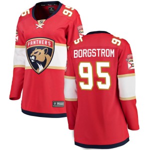 Women's Florida Panthers Henrik Borgstrom Fanatics Branded Breakaway Home Jersey - Red