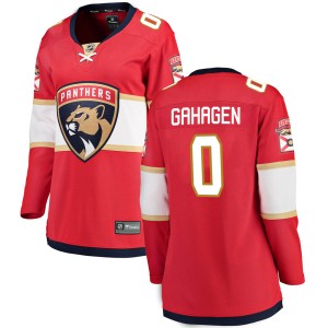 Women's Florida Panthers Parker Gahagen Fanatics Branded Breakaway Home Jersey - Red