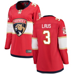 Women's Florida Panthers Paul Laus Fanatics Branded Breakaway Home Jersey - Red