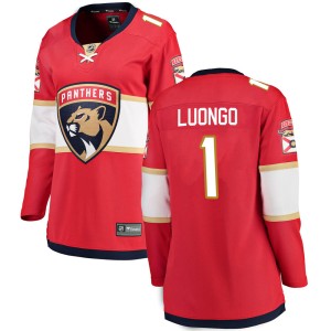 Women's Florida Panthers Roberto Luongo Fanatics Branded Breakaway Home Jersey - Red