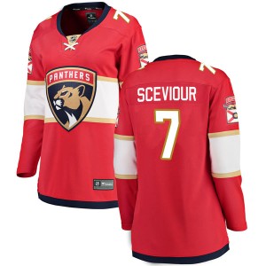 Women's Florida Panthers Colton Sceviour Fanatics Branded Breakaway Home Jersey - Red