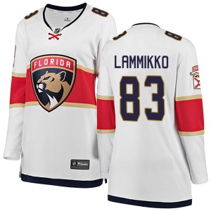 Women's Florida Panthers Juho Lammikko Fanatics Branded Breakaway Away Jersey - White