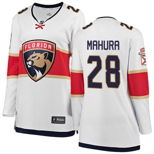 Women's Florida Panthers Josh Mahura Fanatics Branded Breakaway Away Jersey - White